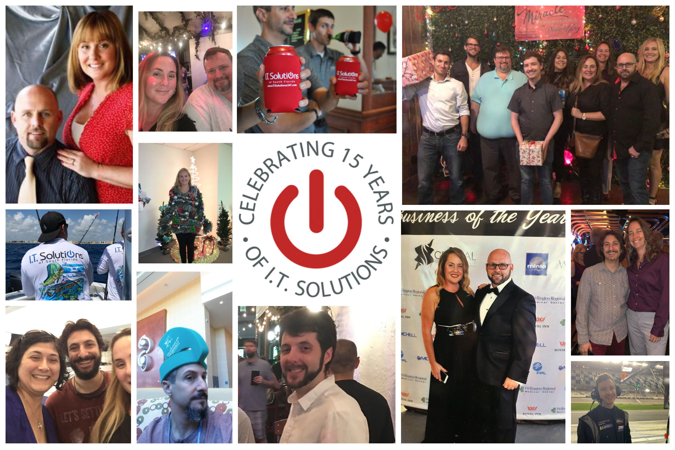 Image collage of our staff over the last 15 years